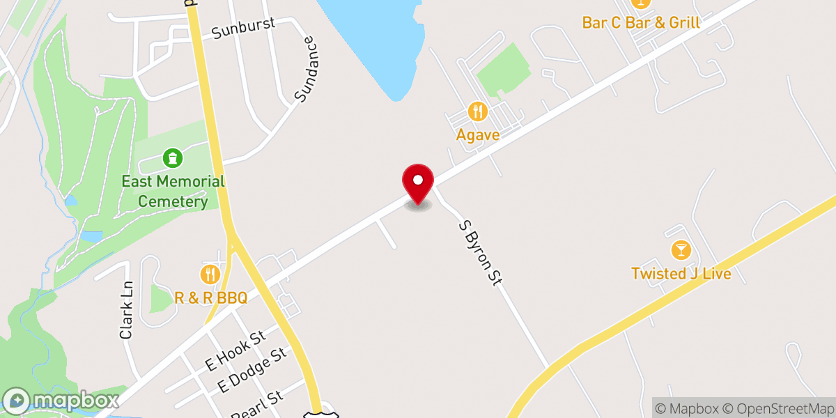 Map showing location of Church Of Christ