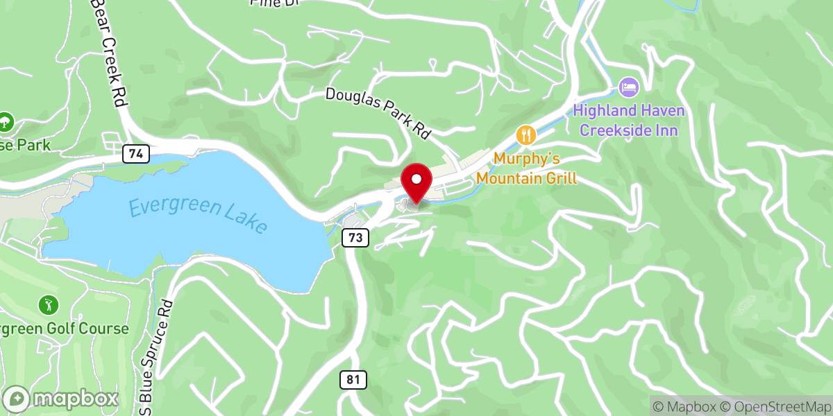 Map showing location of Christian Science Reading Room