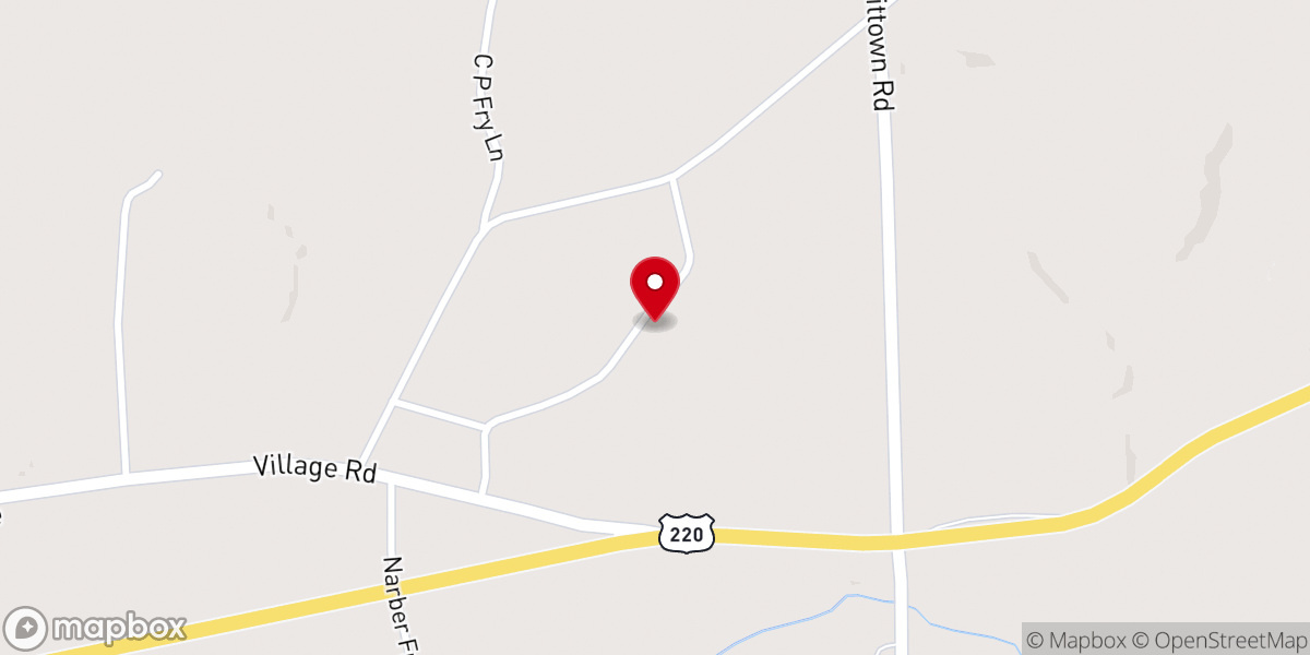 Map showing location of Mt. Equity Zendo