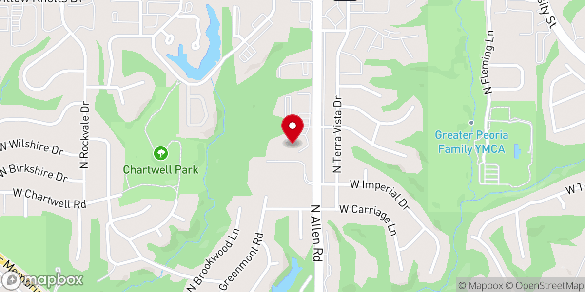 Map showing location of Lily of the Valley Ministries of Peoria Inc