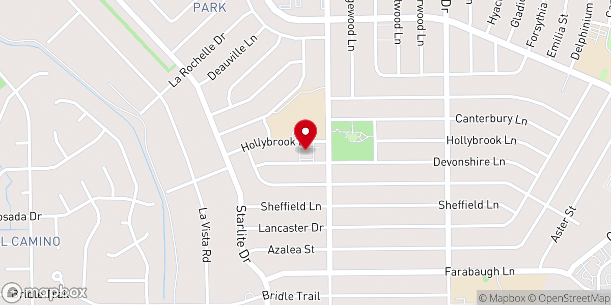Map showing location of The Door Christian Church