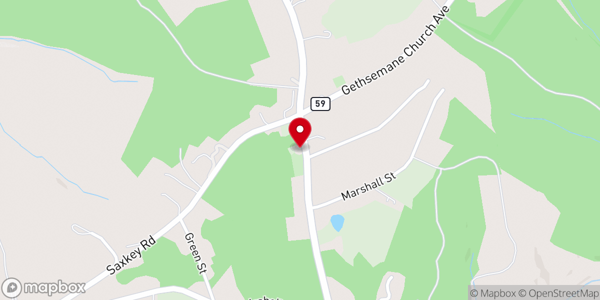 Map showing location of Saint Michaels Baptist Church