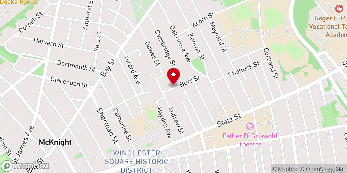 Map showing location of Shiloh Freewill Baptist Church
