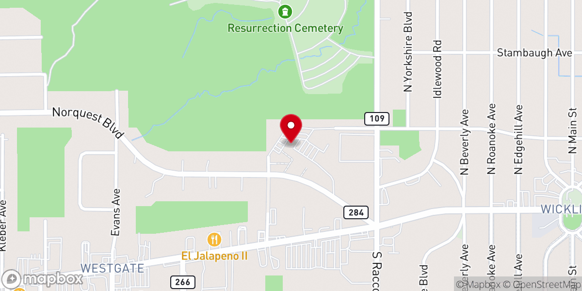 Map showing location of Immaculate Heart of Mary Roman Catholic Parish