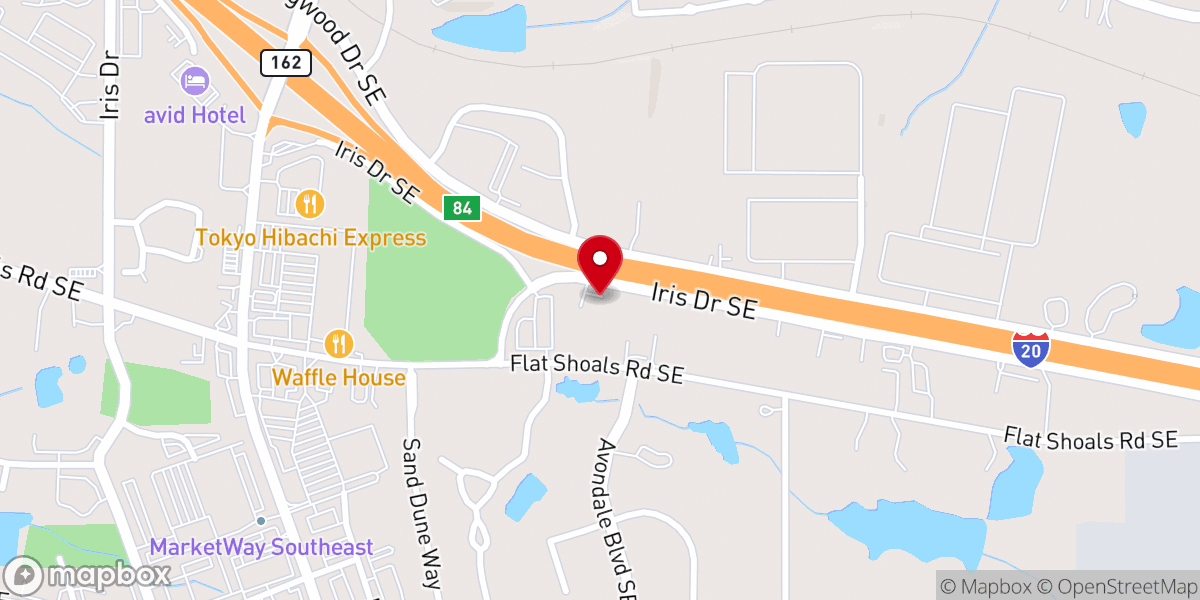 Map showing location of Branch Worship Center Inc
