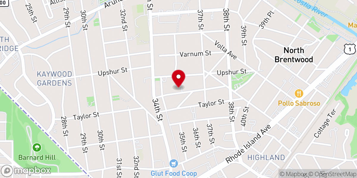 Map showing location of Iglesia Hispana Cuadrangular