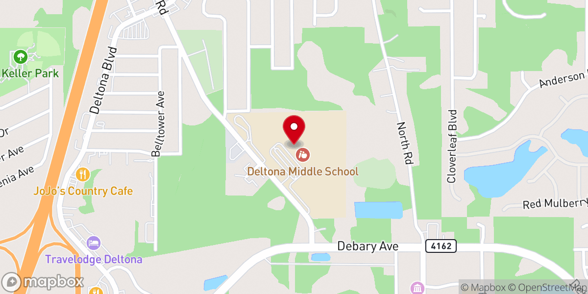 Map showing location of CrossWay Church