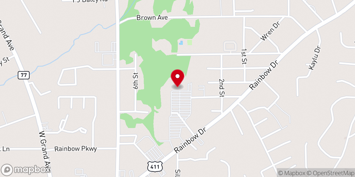 Map showing location of Summit Church