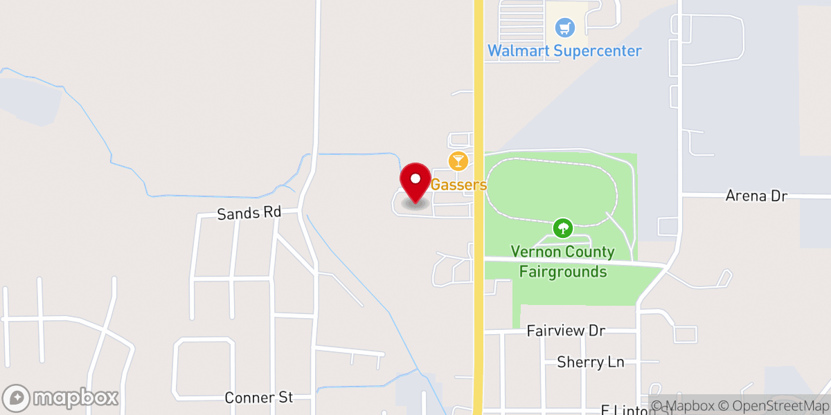 Map showing location of Living Faith Food Pantry