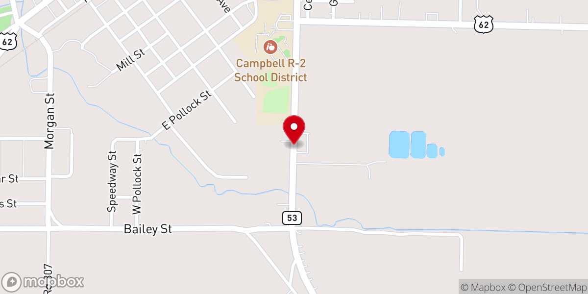 Map showing location of Crosspointe Family Church