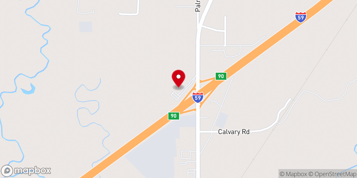 Map showing location of Grace Covenant Church
