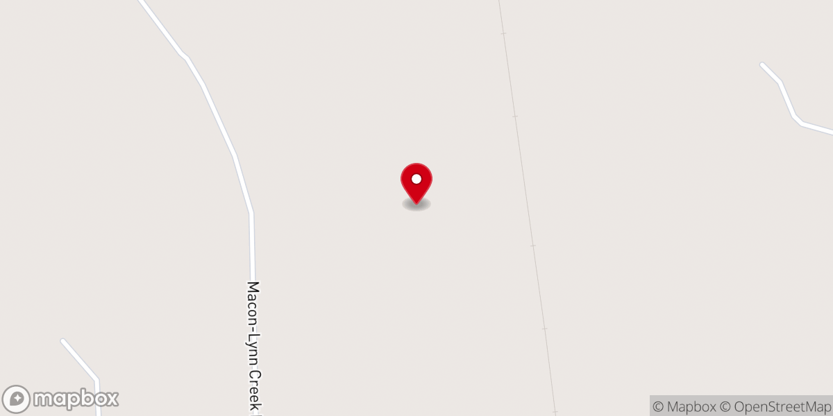 Map showing location of Tabernacle MB Church