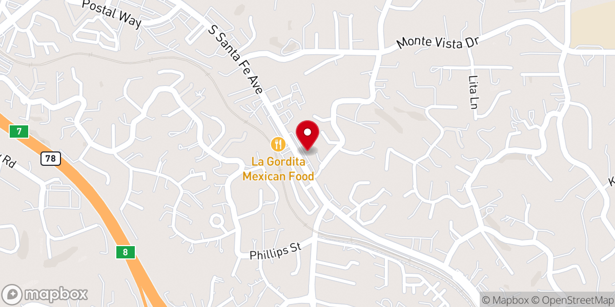Map showing location of Atmosphere of Faith Christian Church
