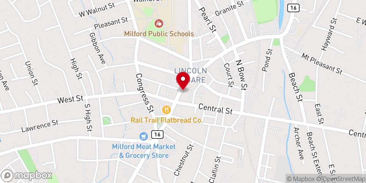 Map showing location of Ramp Church Milford