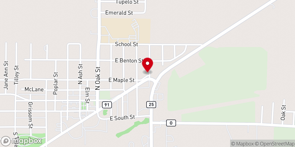 Map showing location of Church Of Christ