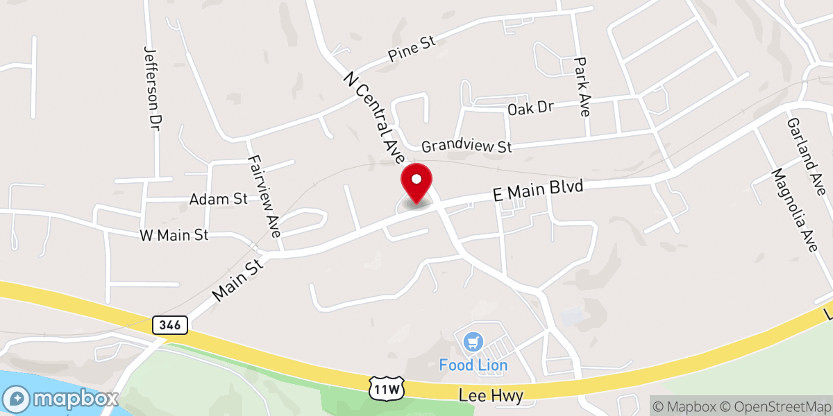 Map showing location of Faith Baked Cakes