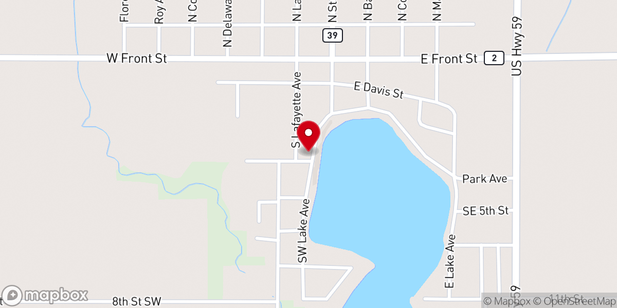 Map showing location of St Gabriels Church