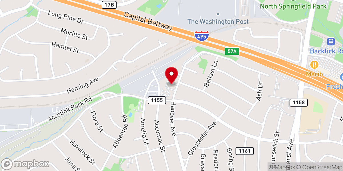 Map showing location of International Calvary Church