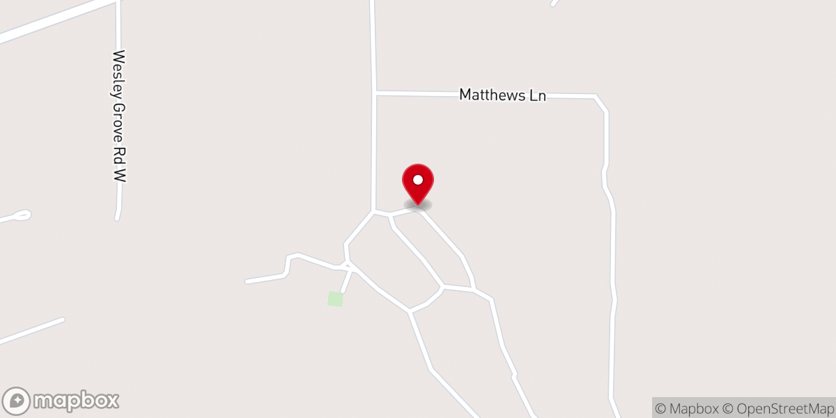 Map showing location of Sweet Home Missionary Baptist Church