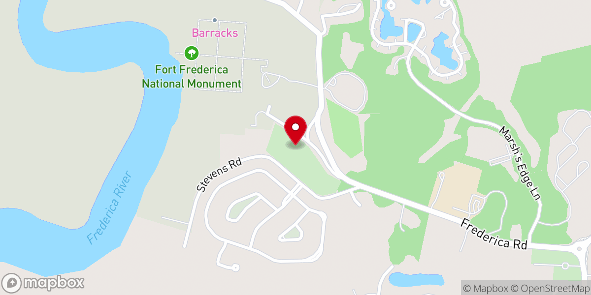 Map showing location of Christ Church Episcopal