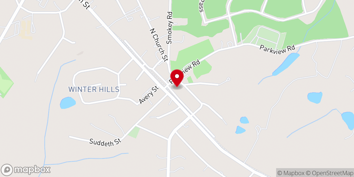 Map showing location of Winterville UMC