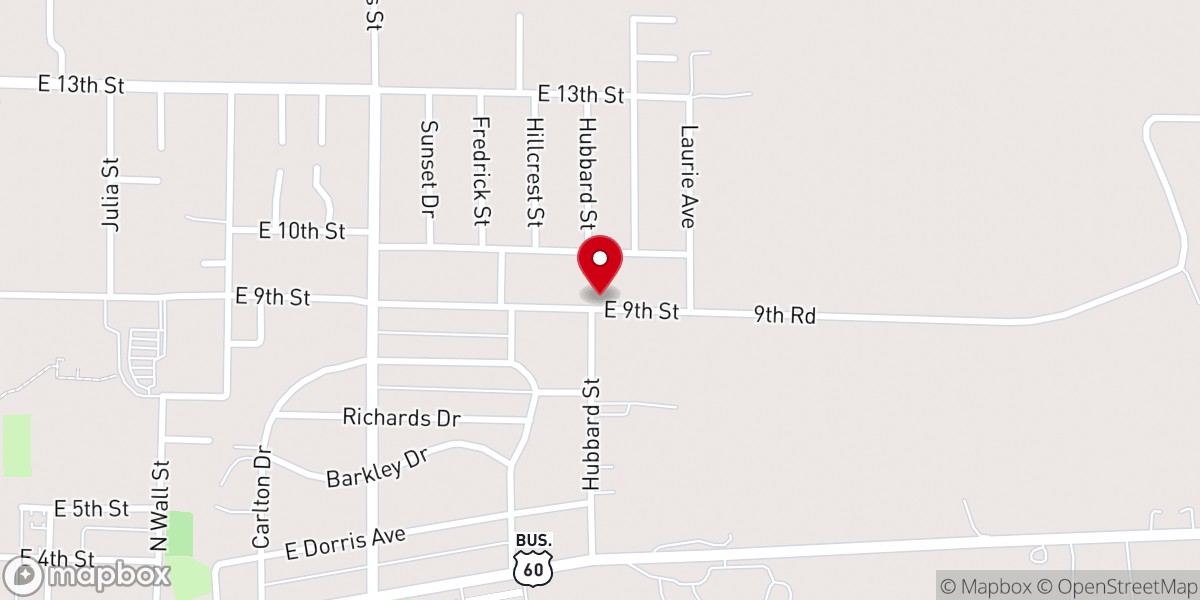 Map showing location of lighthouse church