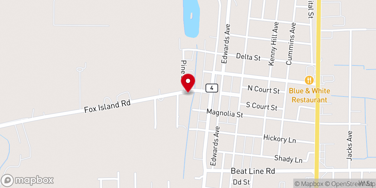Map showing location of Lane Chapel