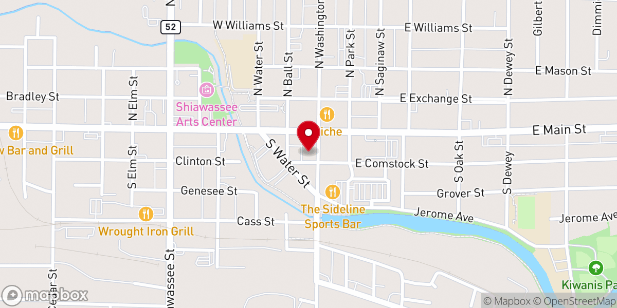 Map showing location of Connection Church