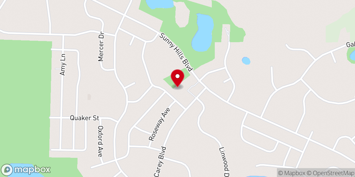 Map showing location of St Theresa Church