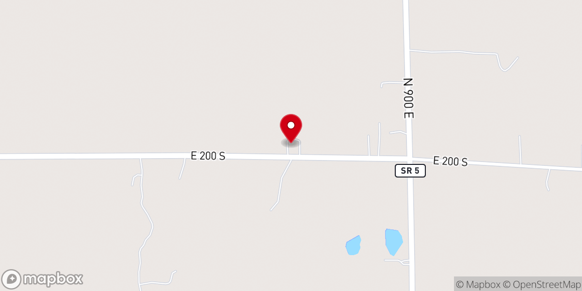 Map showing location of Center Chapel Church