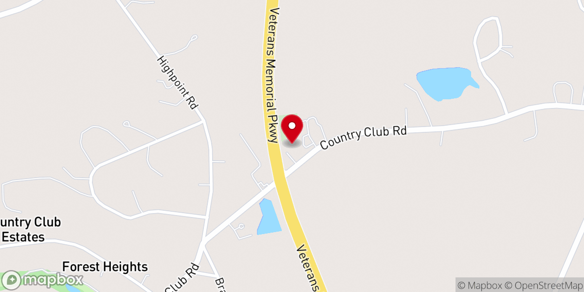 Map showing location of Trinity Episcopal Church
