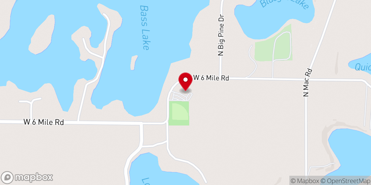 Map showing location of Faith Fellowship Church