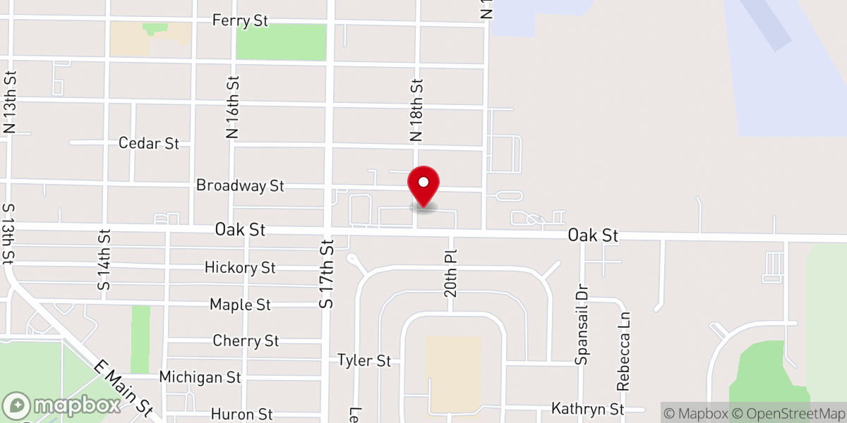 Map showing location of Michiana Adventist Forum