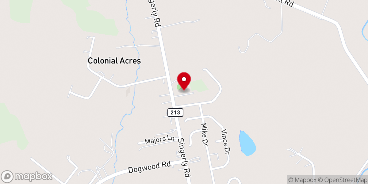 Map showing location of Christ Unity Center