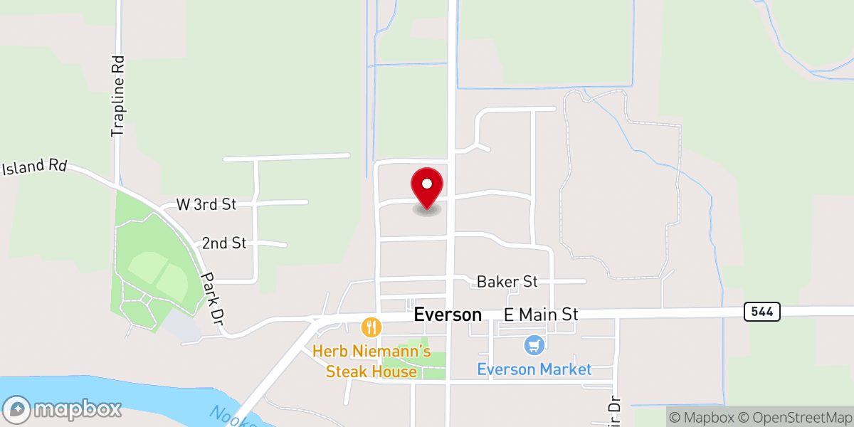 Map showing location of The Haven Church