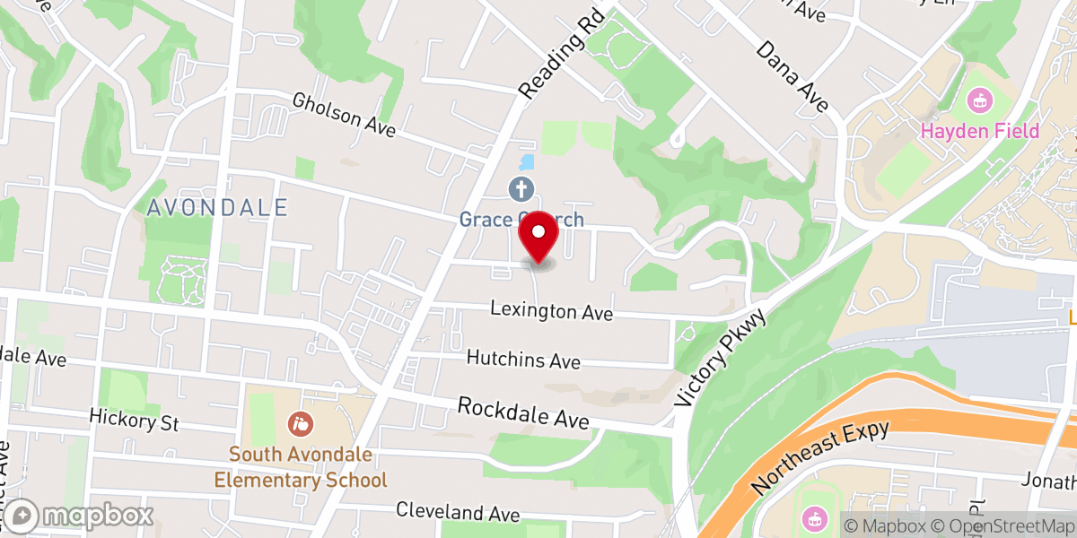 Map showing location of Rescue Temple Church of God in Christ