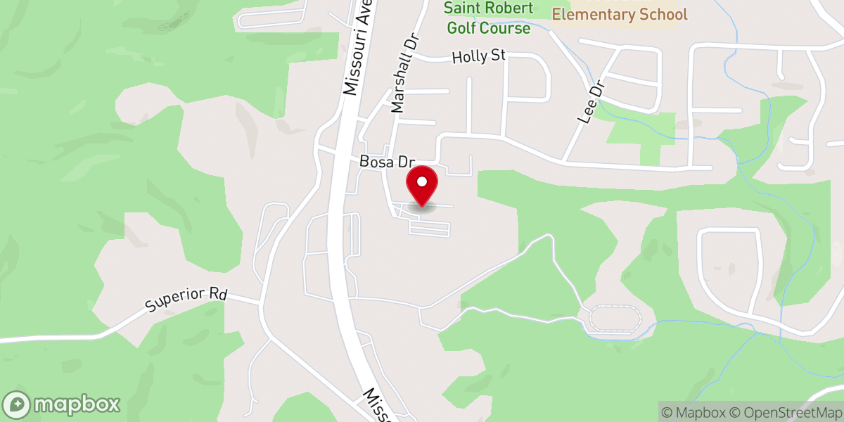 Map showing location of Maranatha Baptist Church