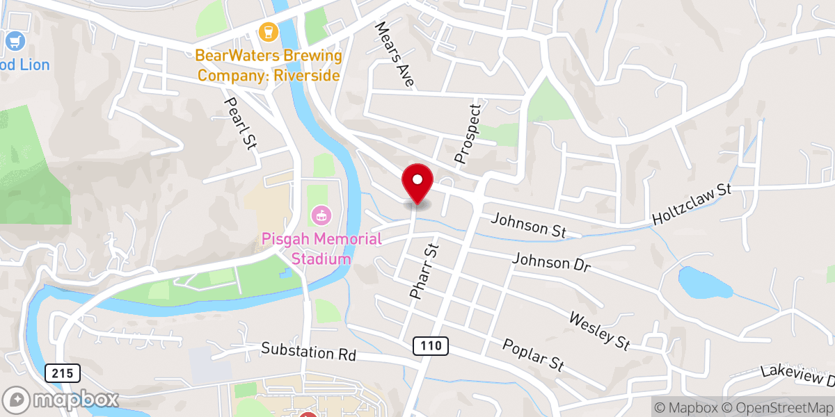 Map showing location of Southeastern District Church of the Brethren