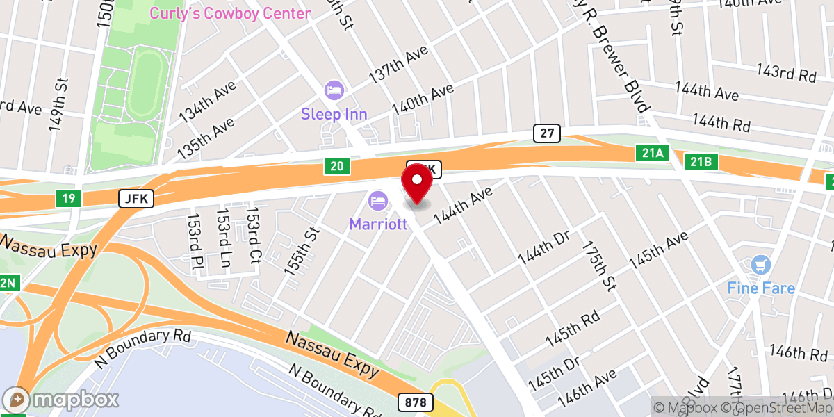 Map showing location of United Church of God NYC