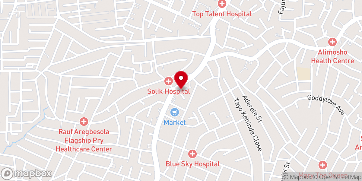 Map showing location of Zion Gospel Pentecostal Ministry
