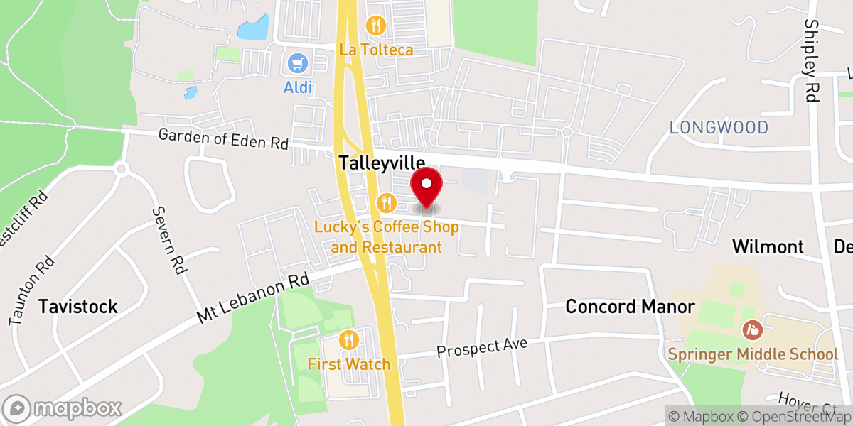 Map showing location of Christian Science