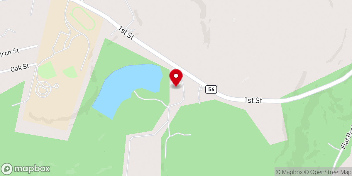 Map showing location of Apollo-Spring Church Sportsmen's Club