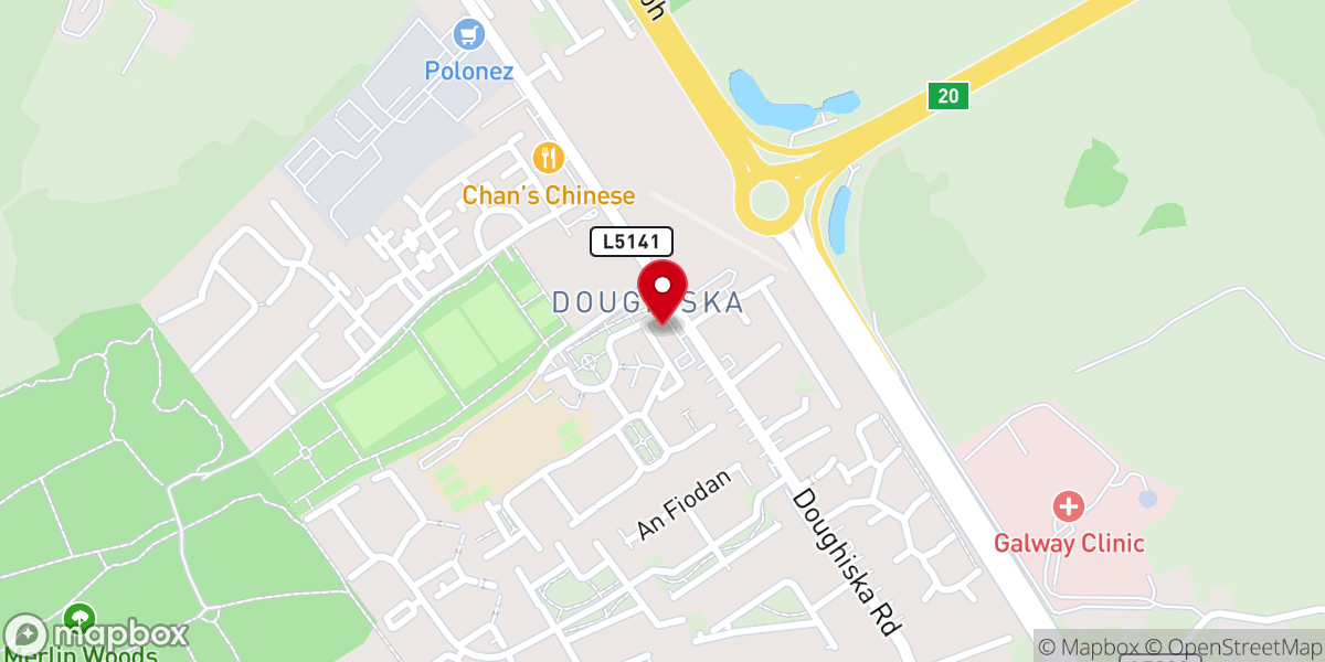 Map showing location of Good Shepherd Parish