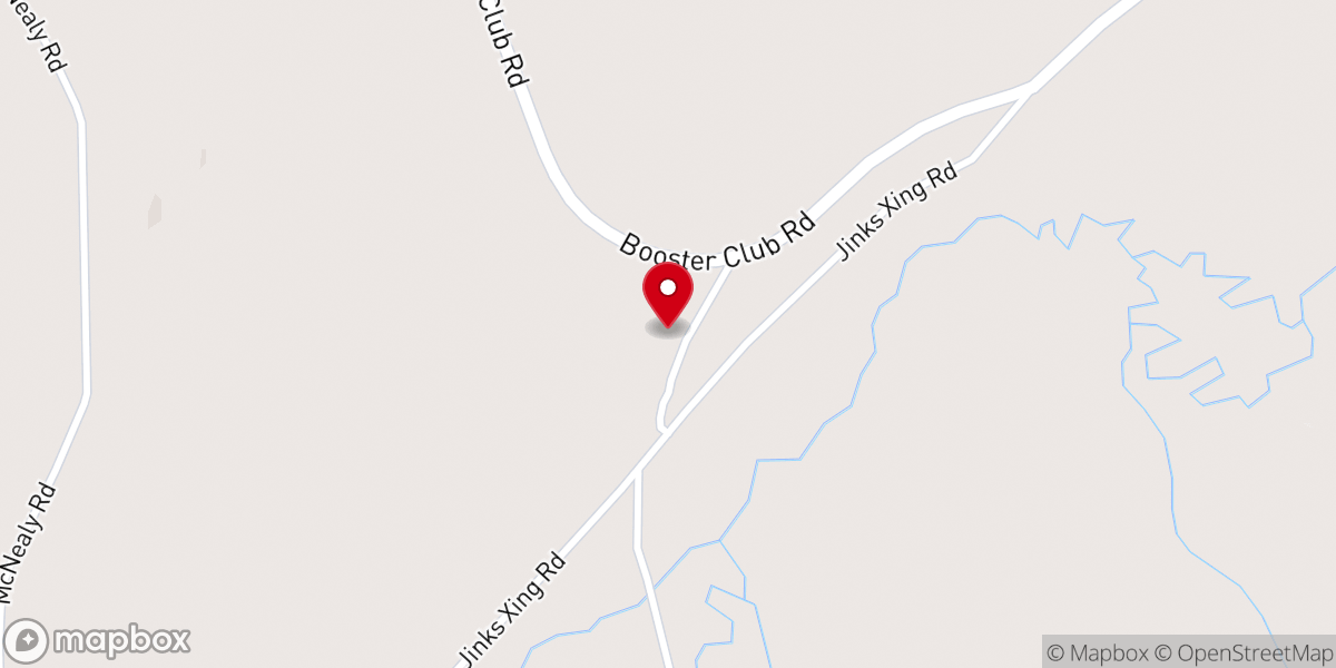 Map showing location of Moses Chapel