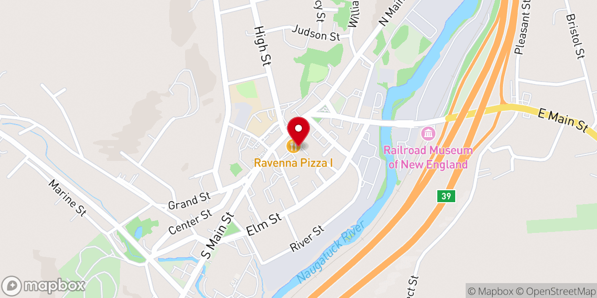 Map showing location of Cutie Pies Bakery & Cafe