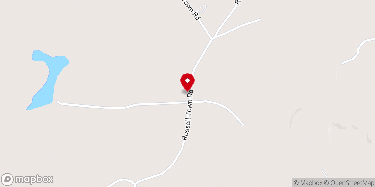 Map showing location of Big Creek Church