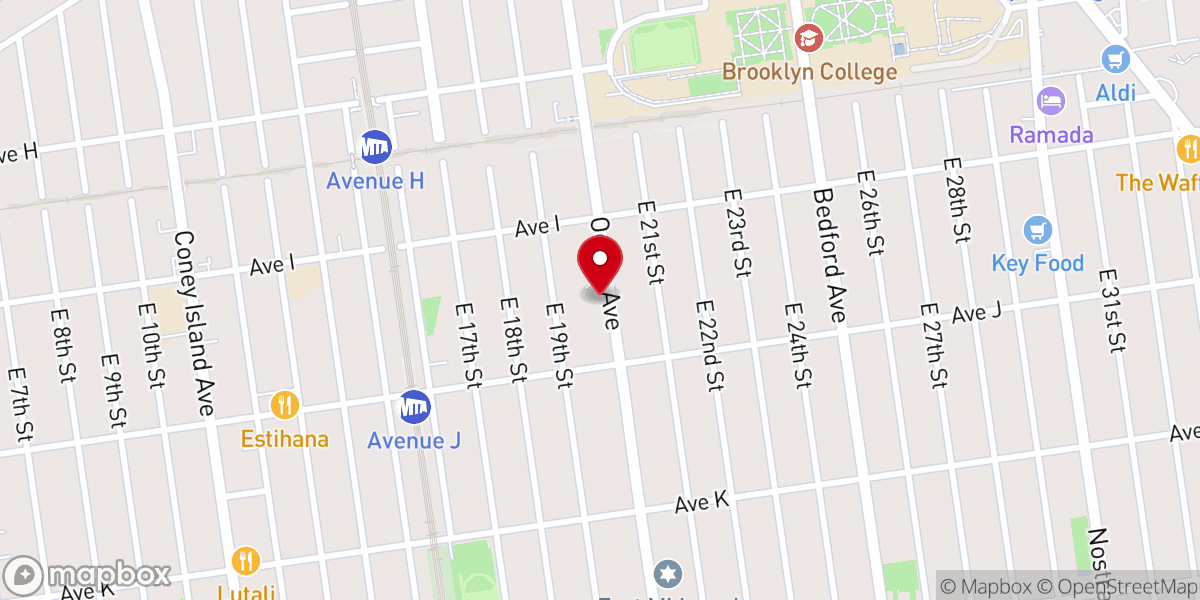 Map showing location of Yeshivas Ruach Hatorah-tab