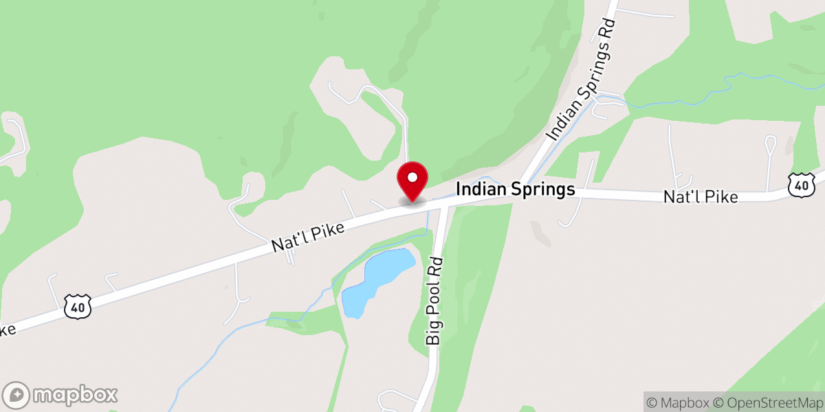 Map showing location of Heartwood Outdoors