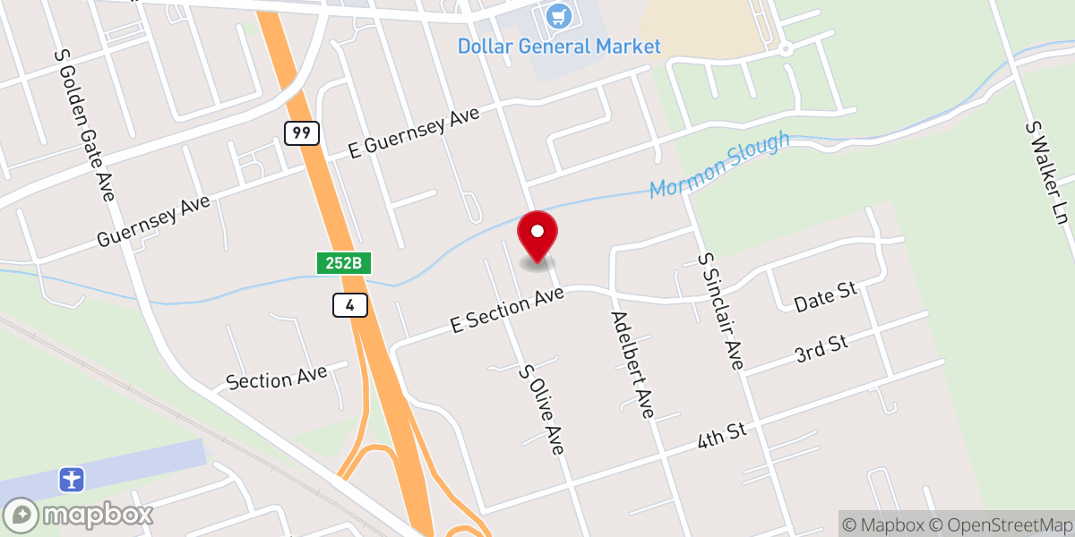 Map showing location of Rock of Hope City Church