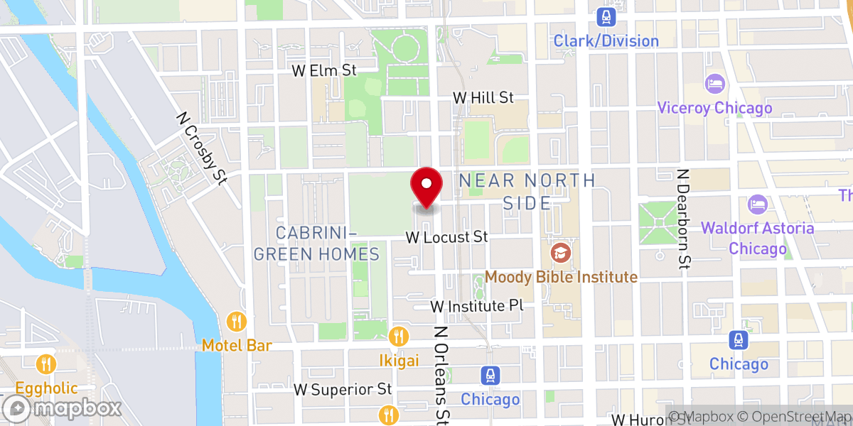 Map showing location of Saint Luke Church of God in Christ